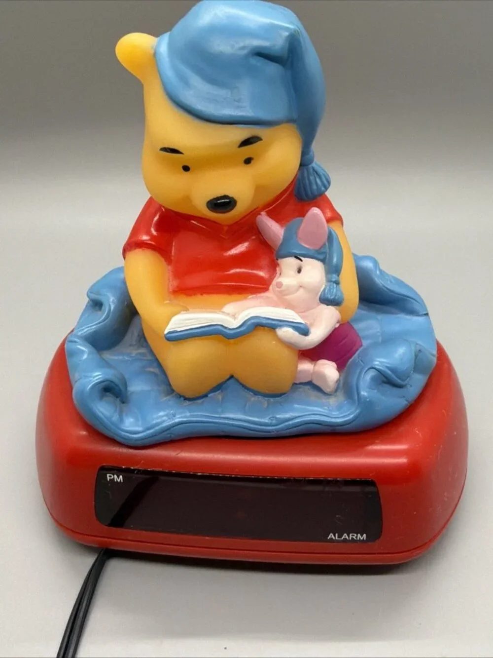 Vintage Winnie the Pooh Alarm Clock And Nightlight - Used Fully Functioning